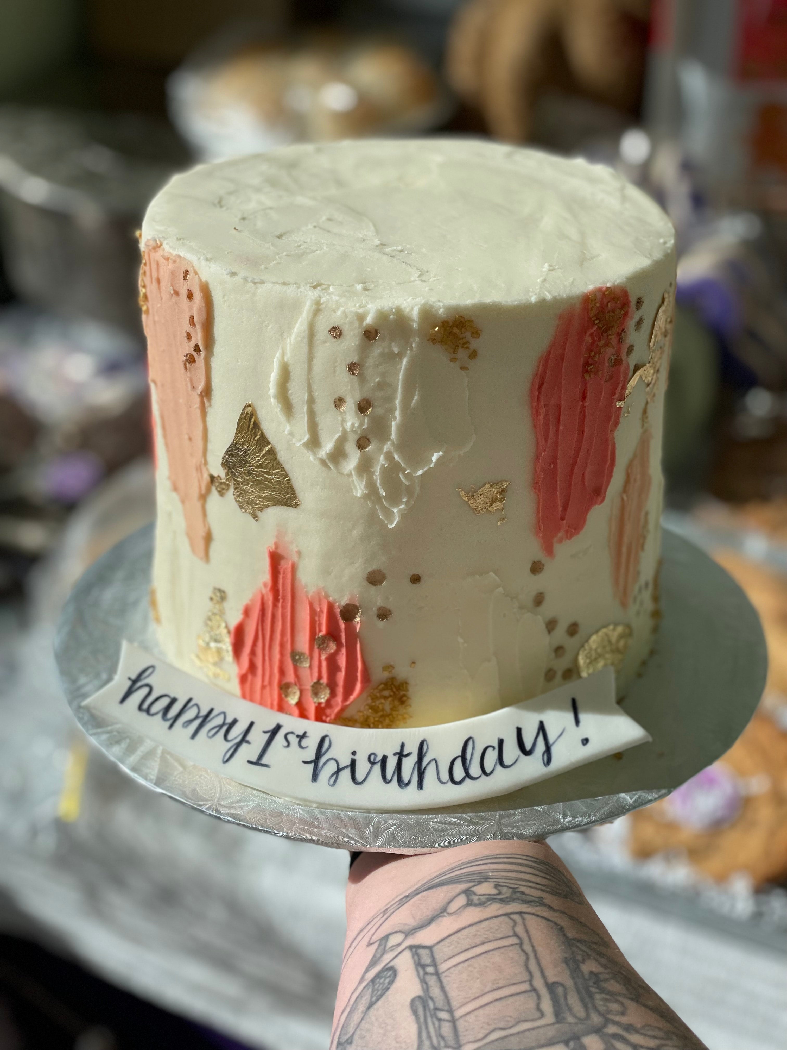 Modern Fondant Cake | Cookie Connection