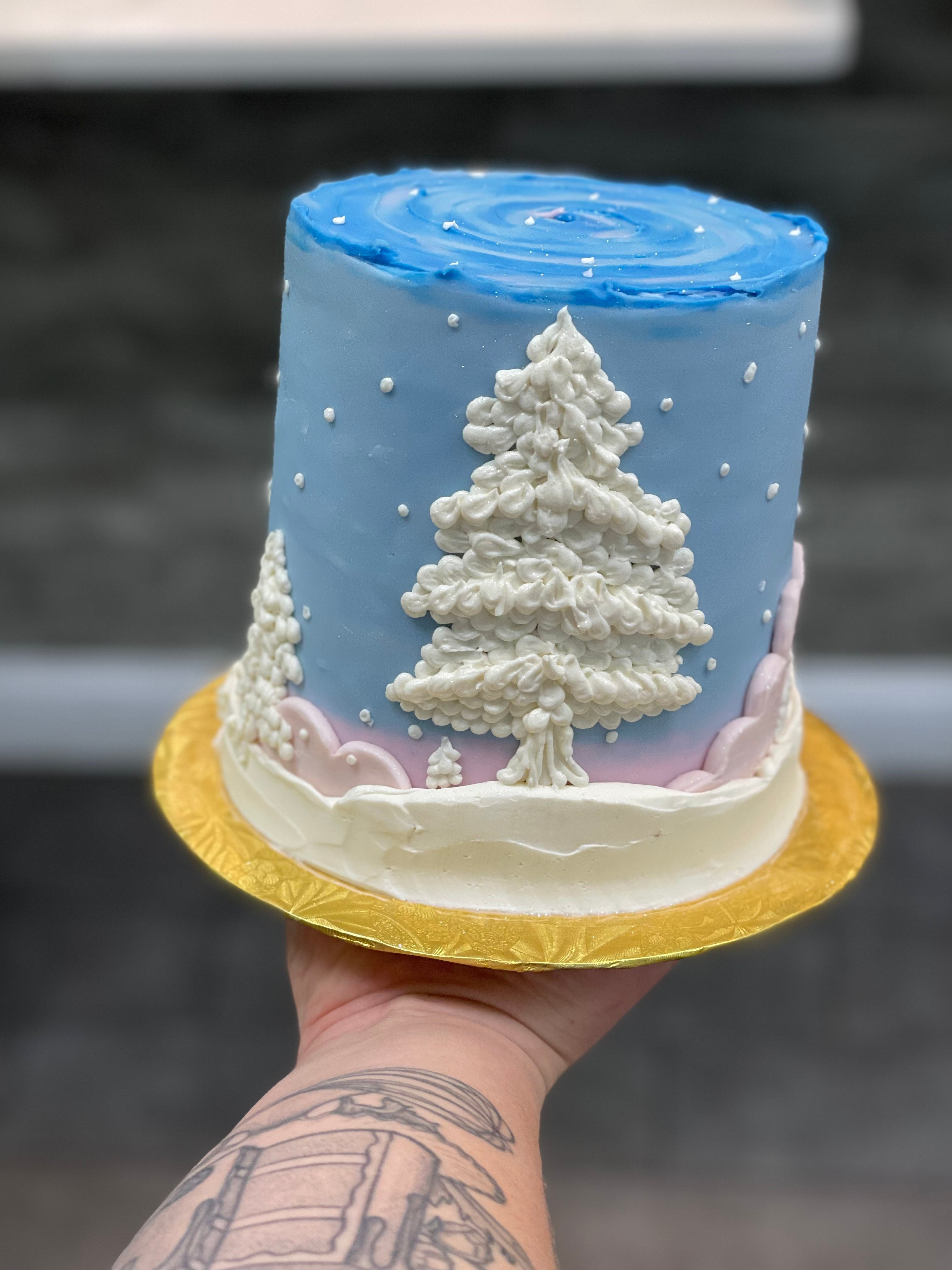 Winter Wonderland Cake with Double Chocolate Frosting - From Scratch with  Maria Provenzano
